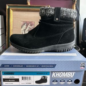 Khombu Laura size 10 Black. New wot.